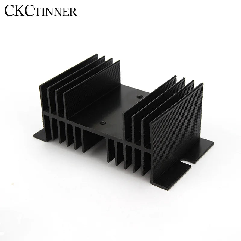 Aluminum SSR Heat Sink Base for Solid State Relay 10A–100A SSR Heat Sink Axl