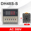 DH48S-S Programmable Timer Relay Switch 12V–380V | 0.1S–99H Timer Relay Switch Axl AC380V