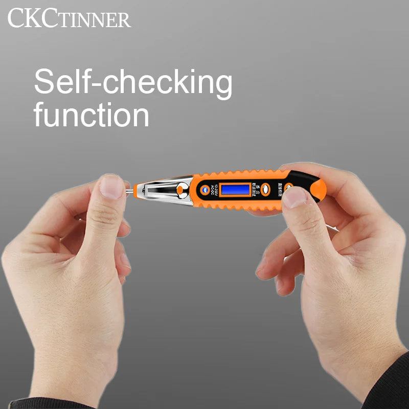 Digital Voltage Tester Pen AC/DC 12-250V LCD | CKCTINNER Voltage Tester Pen Axl