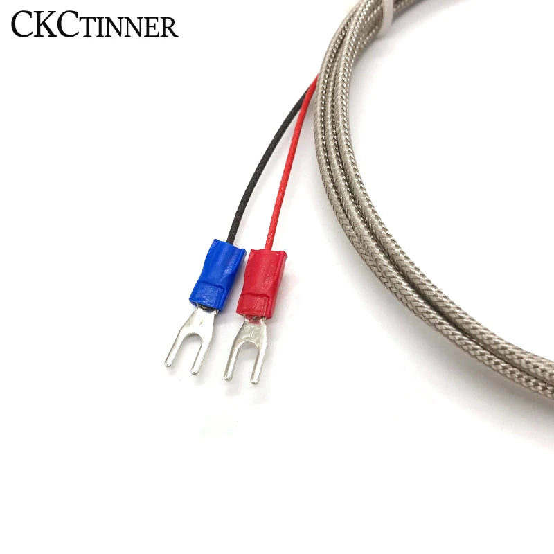 Type K Thermocouple Probe Sensor 4×30mm Shielded Wire 1–5M Temperature Sensor Probe Axl