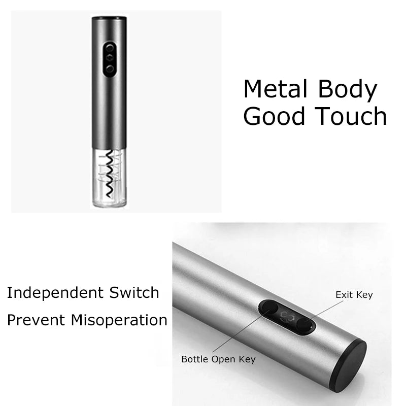 BALASHOV Electric Wine Opener & Foil Cutter | Automatic Electric Wine Opener Axl