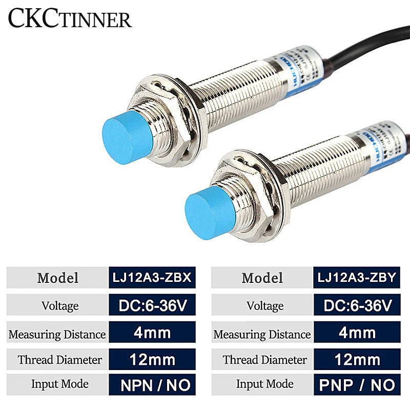 LJ12A3 12mm Inductive Proximity Sensor NPN PNP DC 6-36V Switch Proximity Sensor Switch Axl