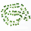 2M Artificial Green Leaf Vine Garland | Wedding & Home Decor Artificial Vine Garland Axl style 1 6pcs