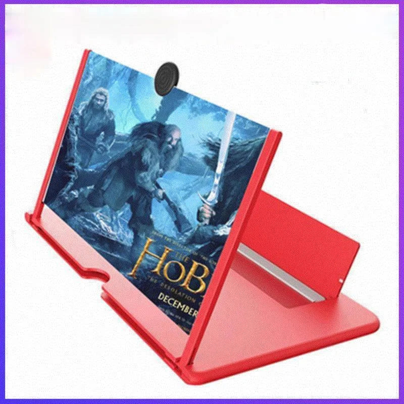 12-Inch HD Phone Screen Magnifier – 2X 3X Pull-Out Stand Phone Screen Magnifier Axl