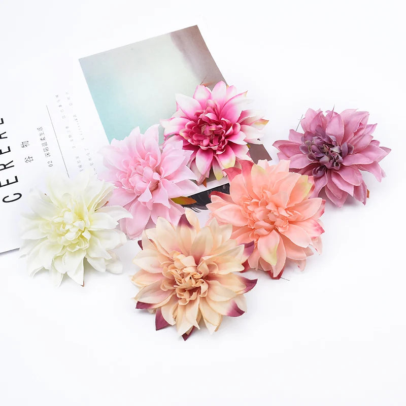 Silk Gerbera Artificial Flowers 5/10 Pcs – Wedding & Home Decor Artificial Flowers Axl