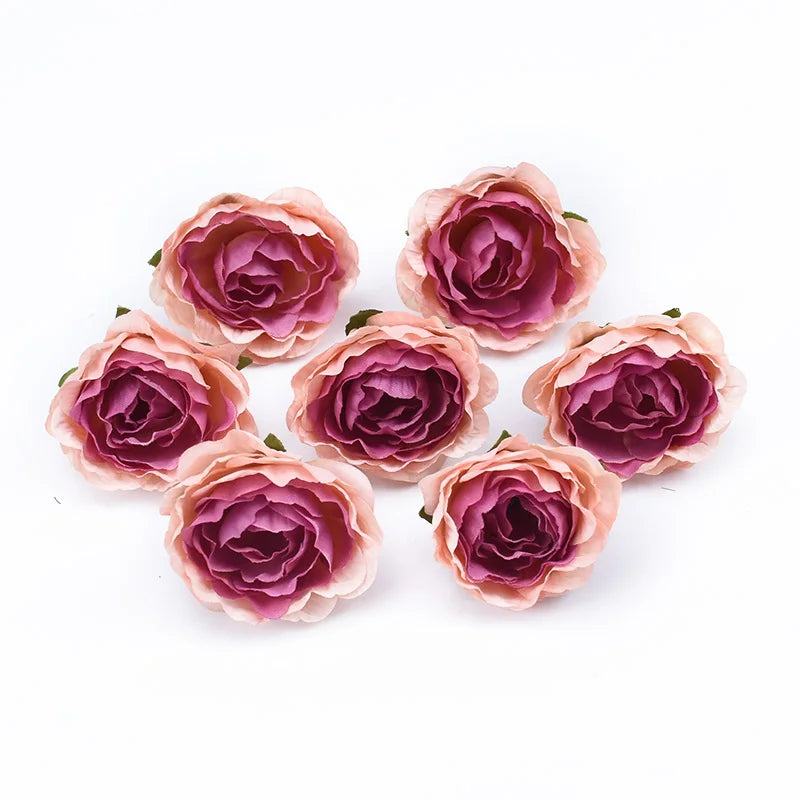 Silk Rose Heads 30/50 Pcs – 4cm Artificial Flowers for Weddings Artificial Silk Flowers Axl 7 30 Pieces