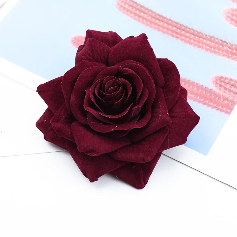 50/100 Pcs Silk Artificial Rose Heads | Wedding & Home Decor Artificial Silk Flowers Axl 1 100pcs