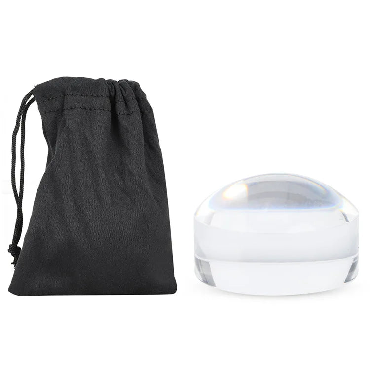 8X Magnifying Glass Paperweight – HD Circular Desk Décor Magnifying Paperweight Axl