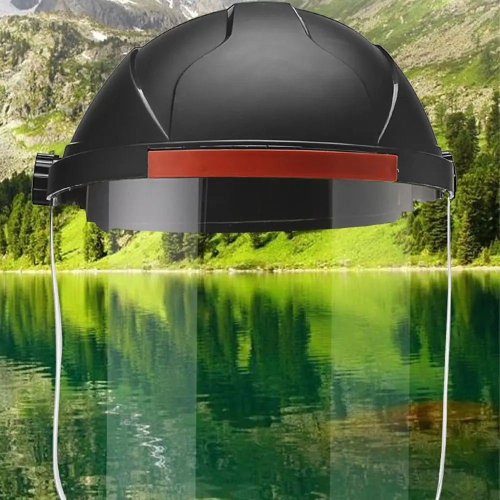 PC Plastic Welding Helmet – Flip Visor, Anti-UV & Anti-Splash Welding Helmet Axl