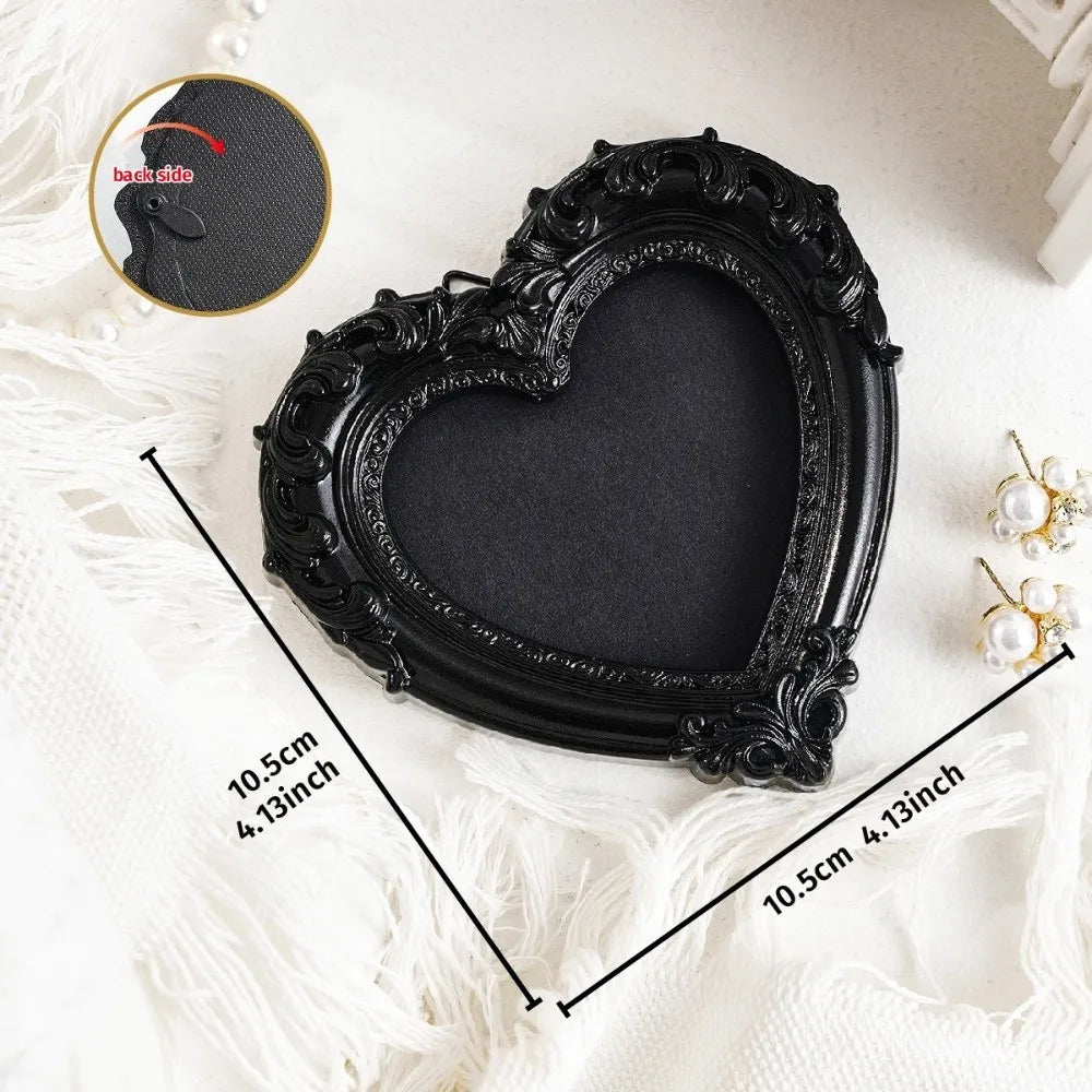 Resin Baroque Mini Picture Frames – Ornate Vintage Wall Décor Decorative Picture Frame Axl A65