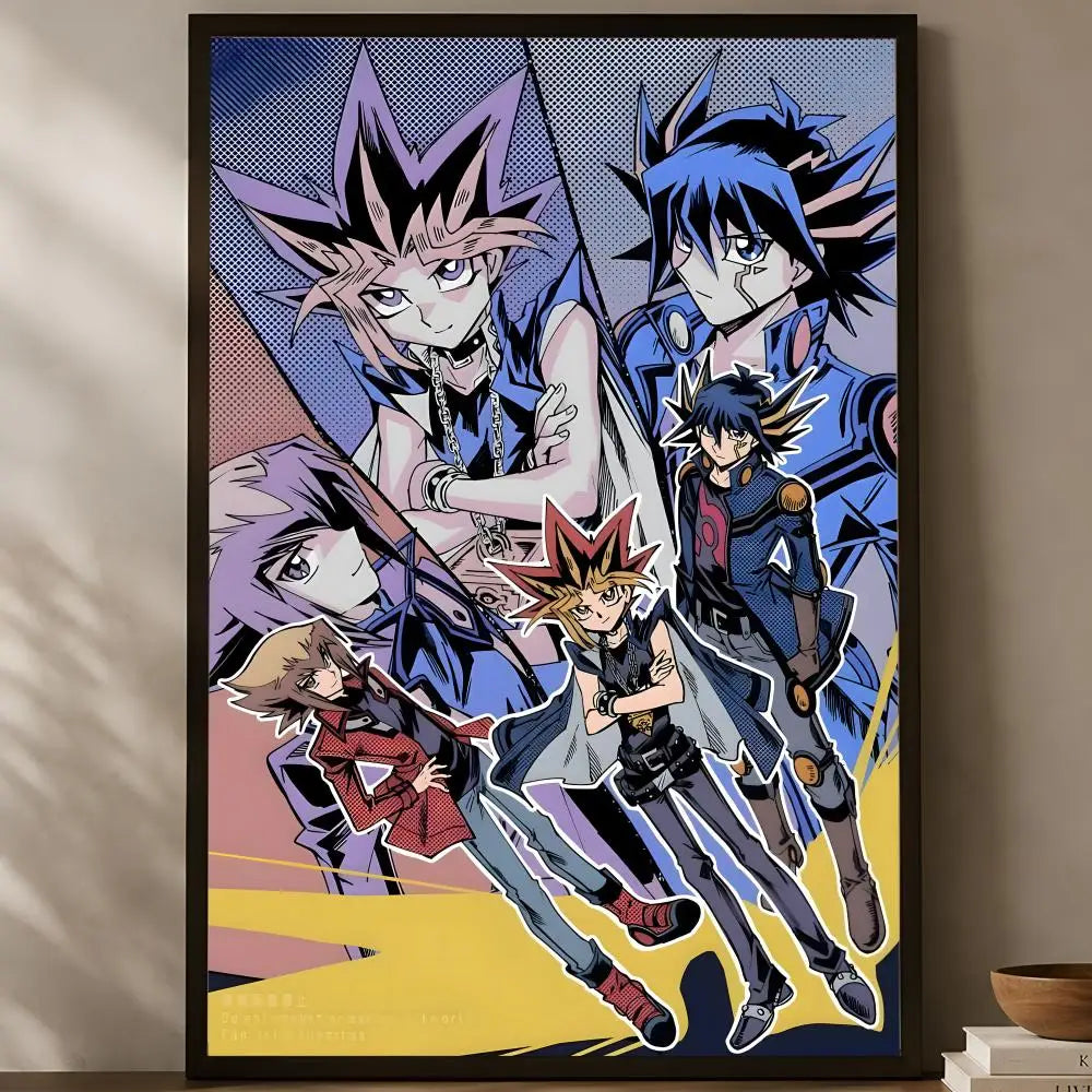 Yu-Gi-Oh Self-Stick HD PVC Wall Poster – Waterproof Home Decor Wall Art Poster Axl