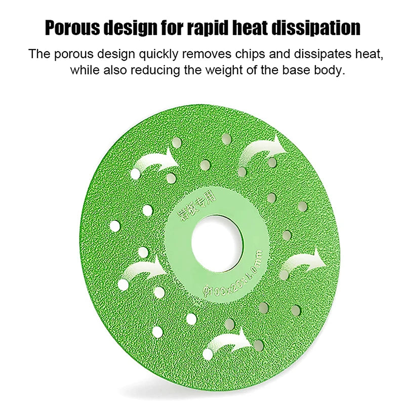 4-Inch Diamond Cutting Disc for Tile, Ceramic, Glass & Marble Diamond Cutting Disc Axl