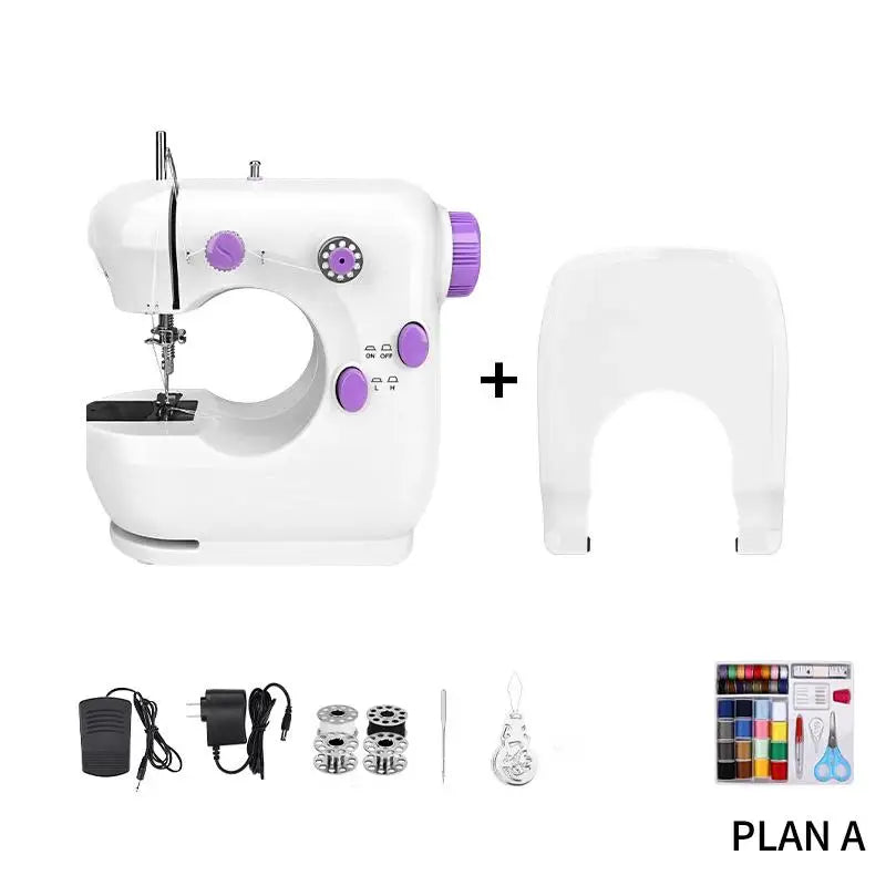 Portable Mini Electric Sewing Machine for Beginners – DIY Mini Sewing Machine Axl G