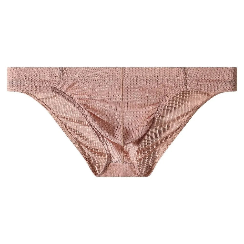 Men's Low-Rise Stretch Mesh Briefs – Moisture-Wicking Underwear Men's Briefs Axl Pink L