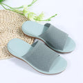Women's Elastic Roman Flat Sandals – Casual Beach Slide Slippers Flat Slide Sandals Axl 37 green