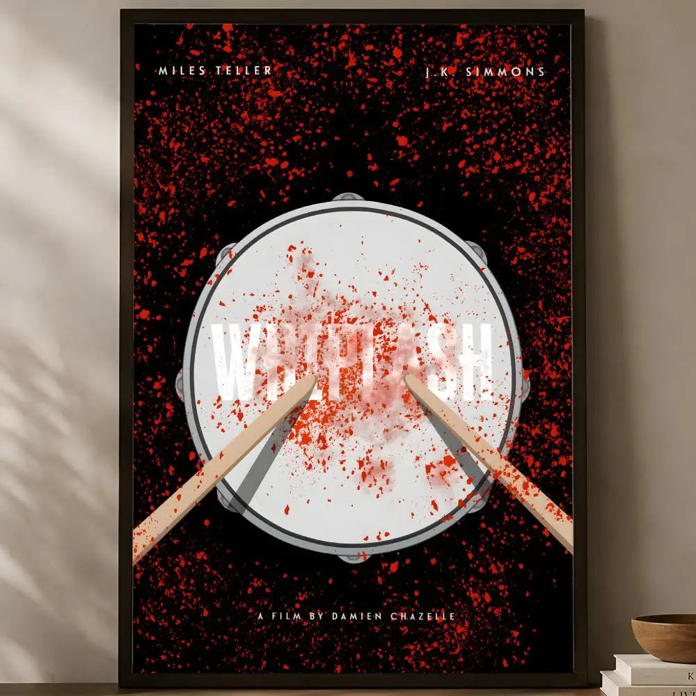 Whiplash Movie Poster – Self-Stick HD PVC Waterproof Wall Art Movie Wall Poster Axl