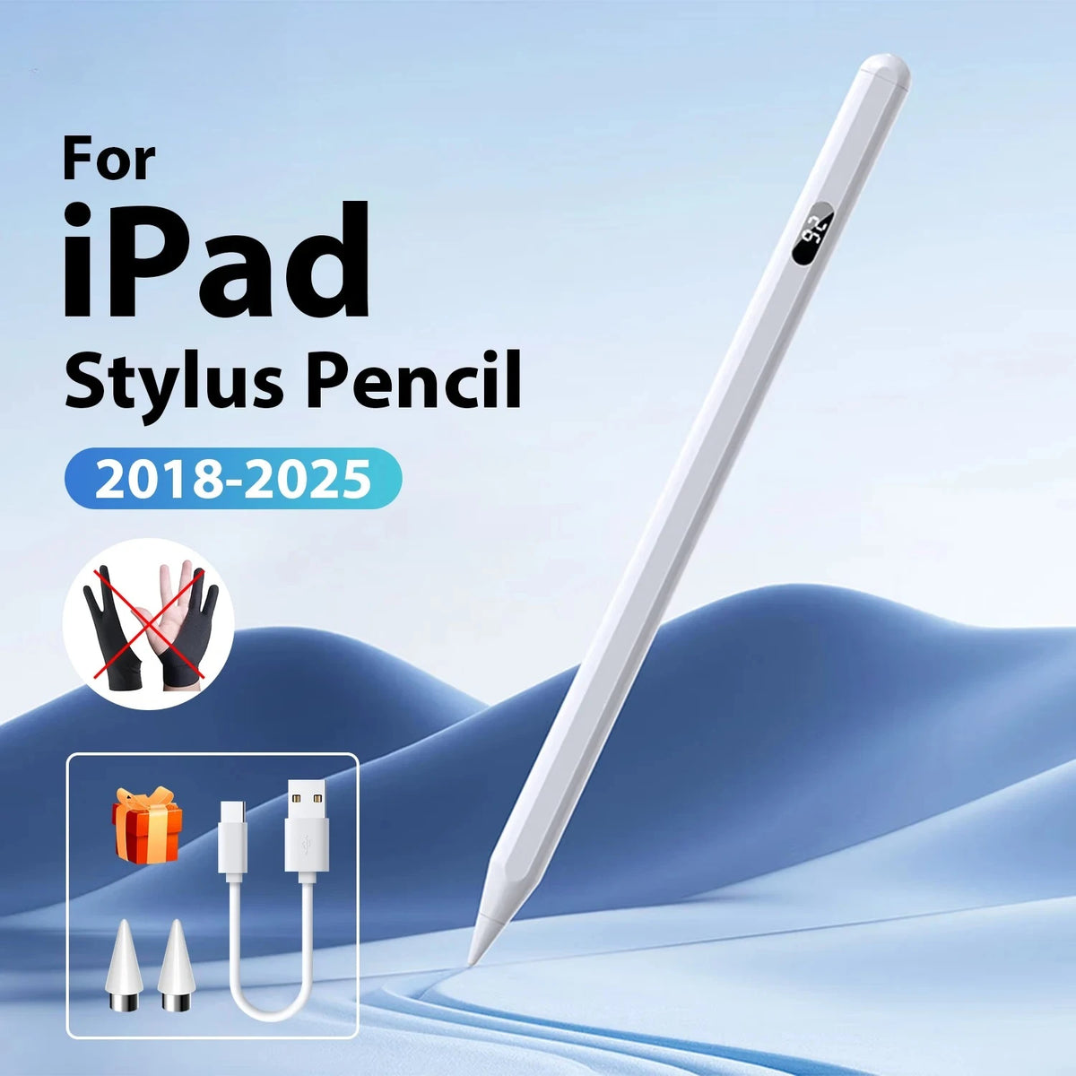 Stylus Pen for iPad Pro Air Mini – Tilt, Palm Rejection & Fast Charge iPad Stylus Pen Axl