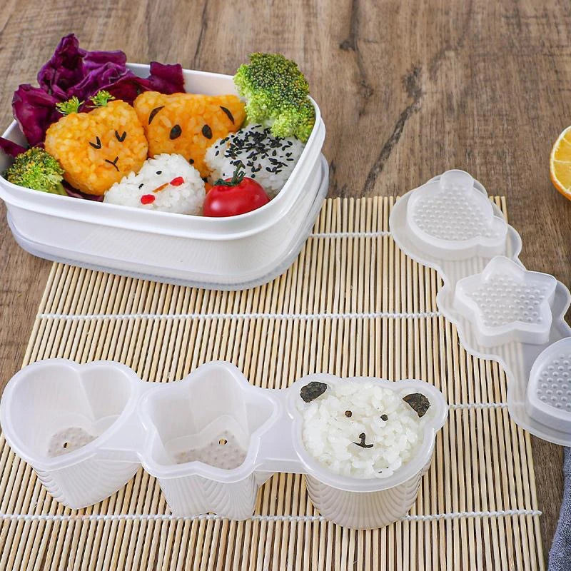 Cartoon Rice Ball Mold – Sushi Bento DIY Kitchen Tool Sushi Rice Ball Mold Axl