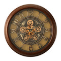 Luxury Gear Wall Clock – Solid Wood & Metal Modern Art Decor Decorative Wall Clock Axl Wall Clock