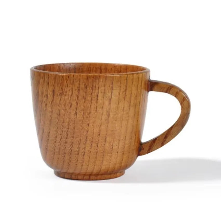 Handmade Natural Spruce Wooden Big Belly Cup – Rustic Drinkware Wooden Drinkware Mug Axl