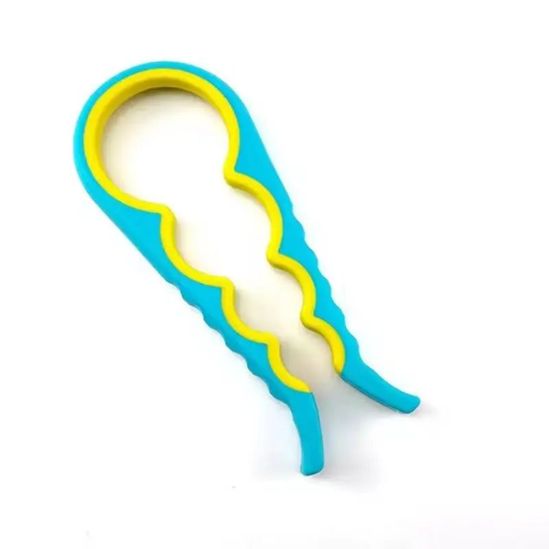 4-in-1 Multi-Purpose Can & Bottle Opener – Non-Slip Grip Can & Bottle Opener Axl Blue
