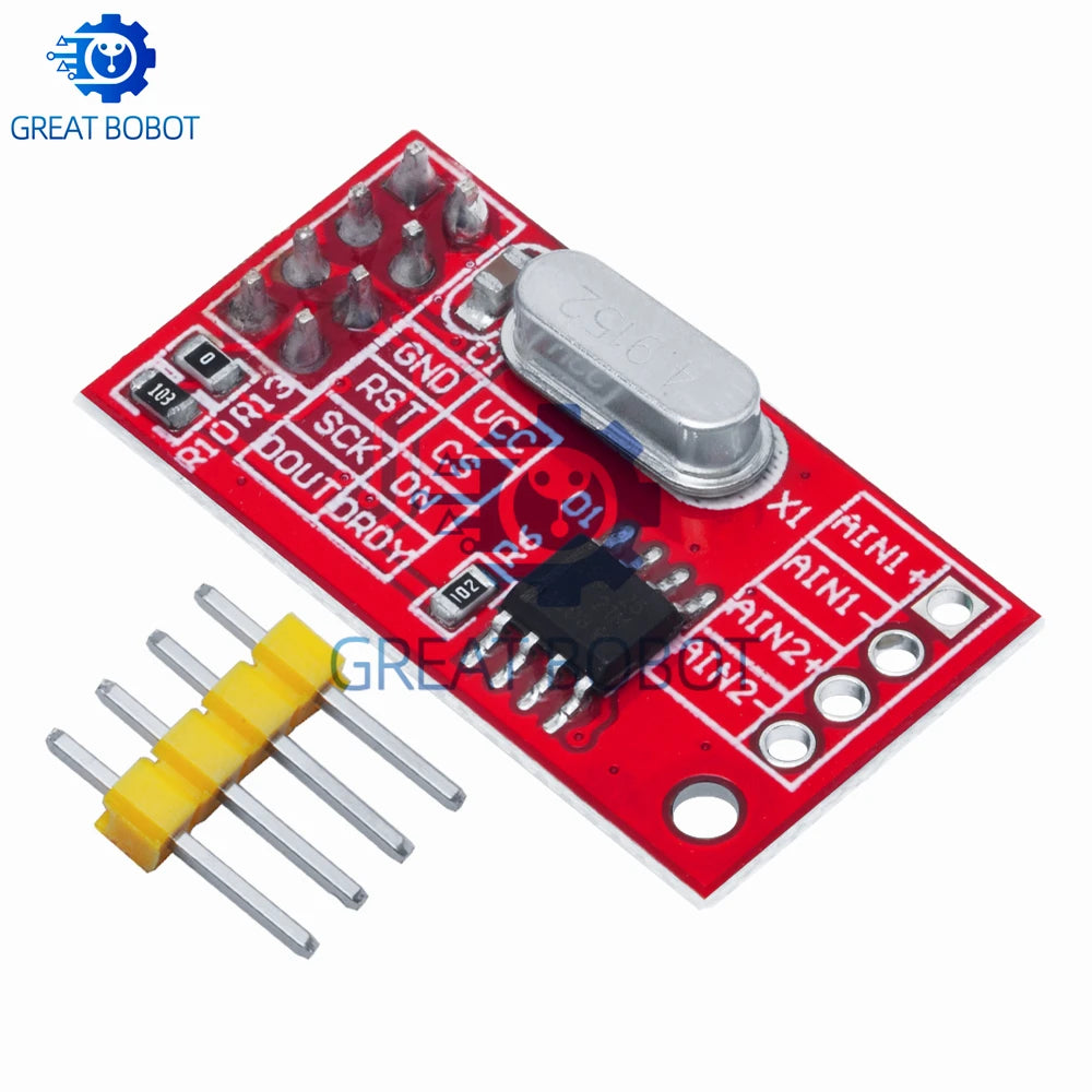 AD7705 Dual 16-Bit ADC Data Acquisition Module | SPI Interface ADC Module Axl