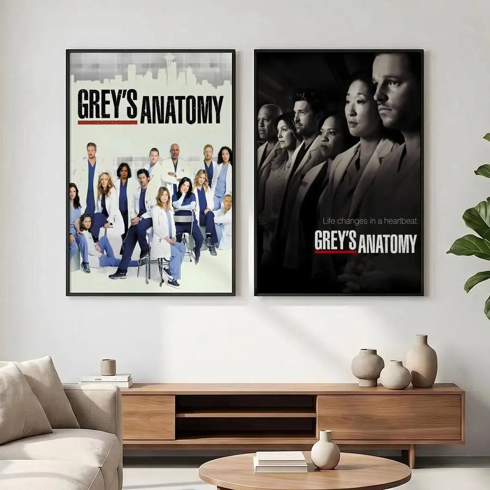 Grey's Anatomy Poster – HD Waterproof Wall Art Print Wall Art Poster Axl