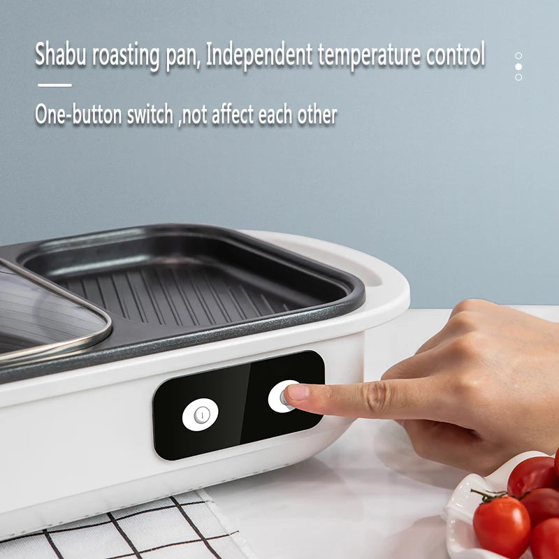 BALASHOV 2-in-1 Electric Hot Pot & Grill – Mandarin Duck Cooker Electric Hot Pot Grill Axl