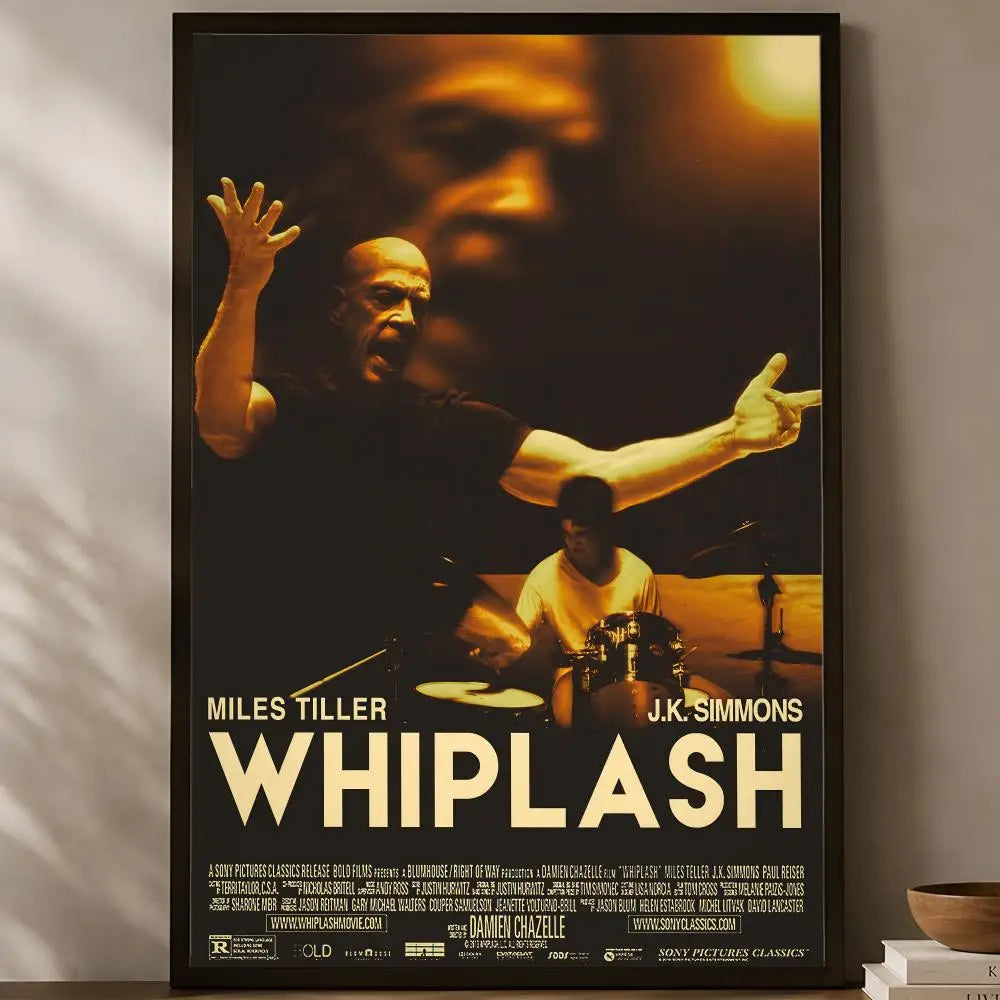 Whiplash Movie Poster – Self-Stick HD PVC Waterproof Wall Art