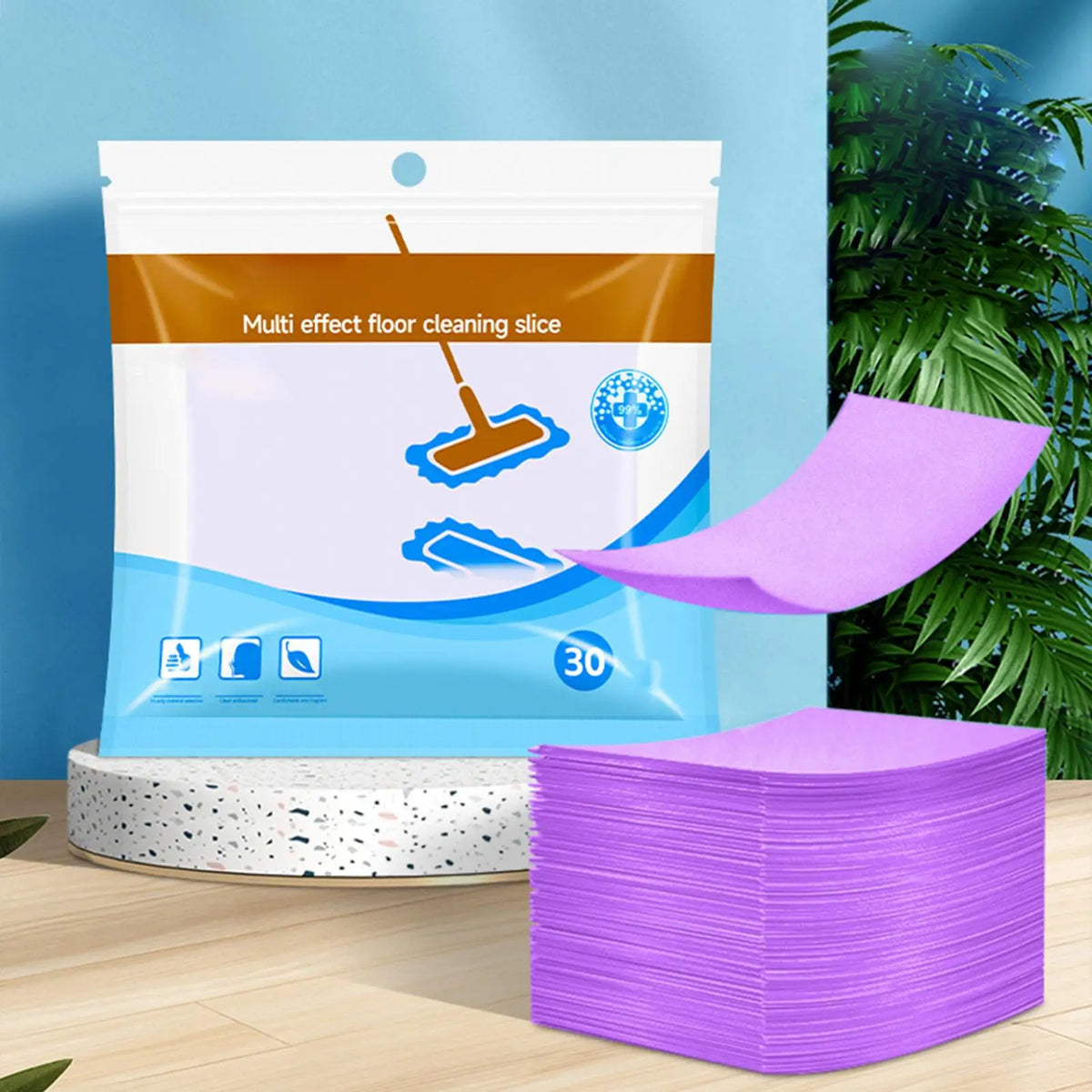 Concentrated Floor Cleaning Tablets – Dissolving Multi-Surface Sheets Floor Cleaning Tablets Axl
