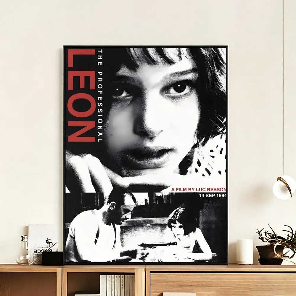 Leon The Professional Movie Poster – HD Waterproof Wall Art Movie Wall Poster Axl