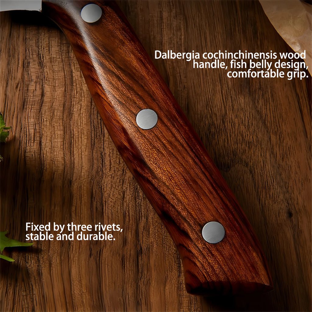 Handmade Forged Boning Knife with Wooden Handle | Kitchen Knife Boning Kitchen Knife Axl
