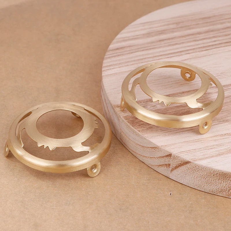 Brass Lampshade Holder Ring – E27 & E14 Screw Socket Connector Lampshade Holder Ring Axl