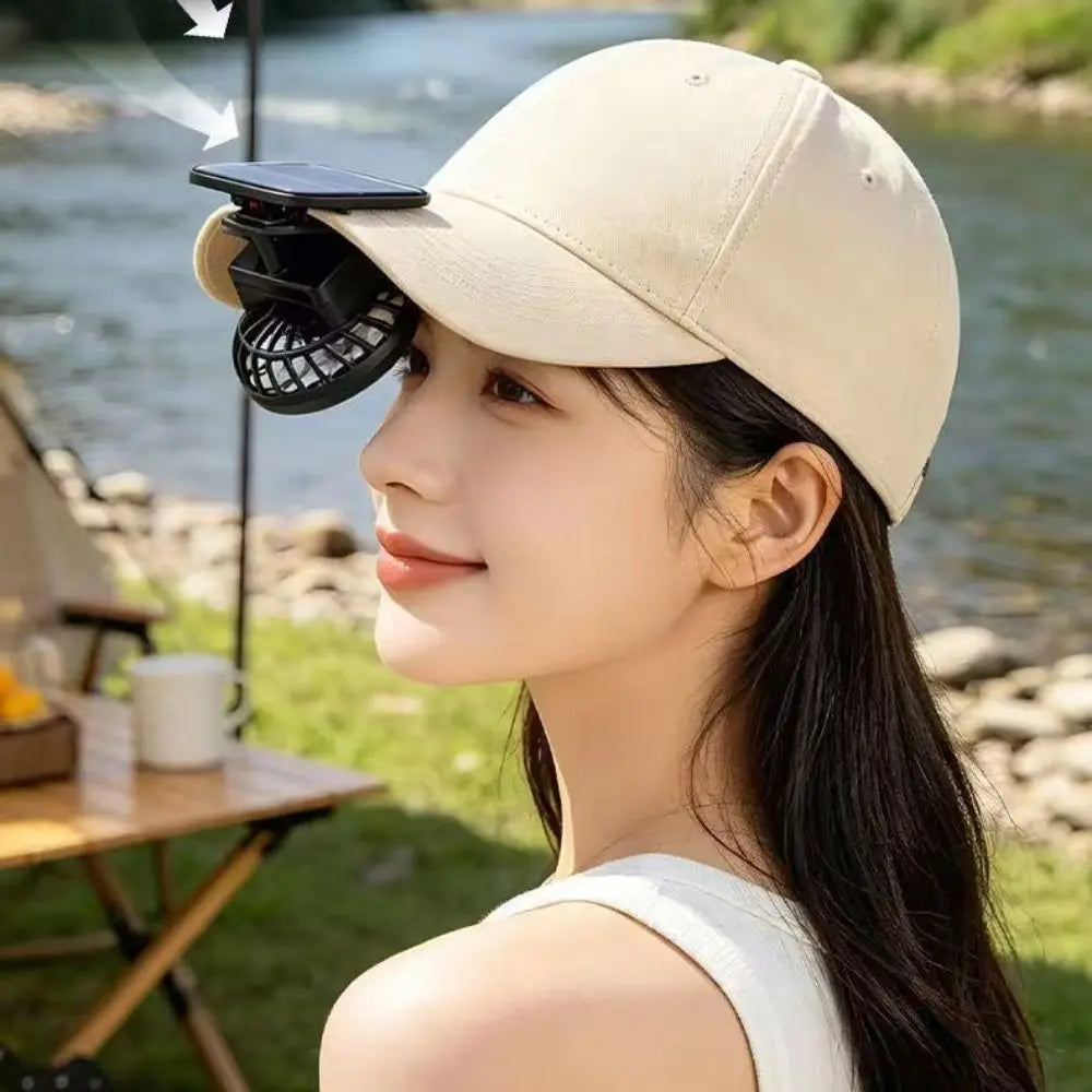 Portable Solar USB Handheld Fan – Mini Rechargeable Cooling Portable Handheld Fan Axl