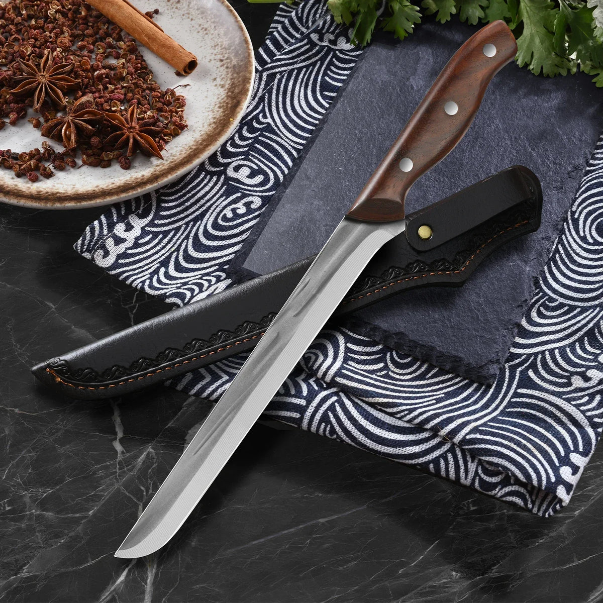 PLYS Stainless Steel Ham & Utility Kitchen Knife – 21cm Utility Kitchen Knife Axl Style A