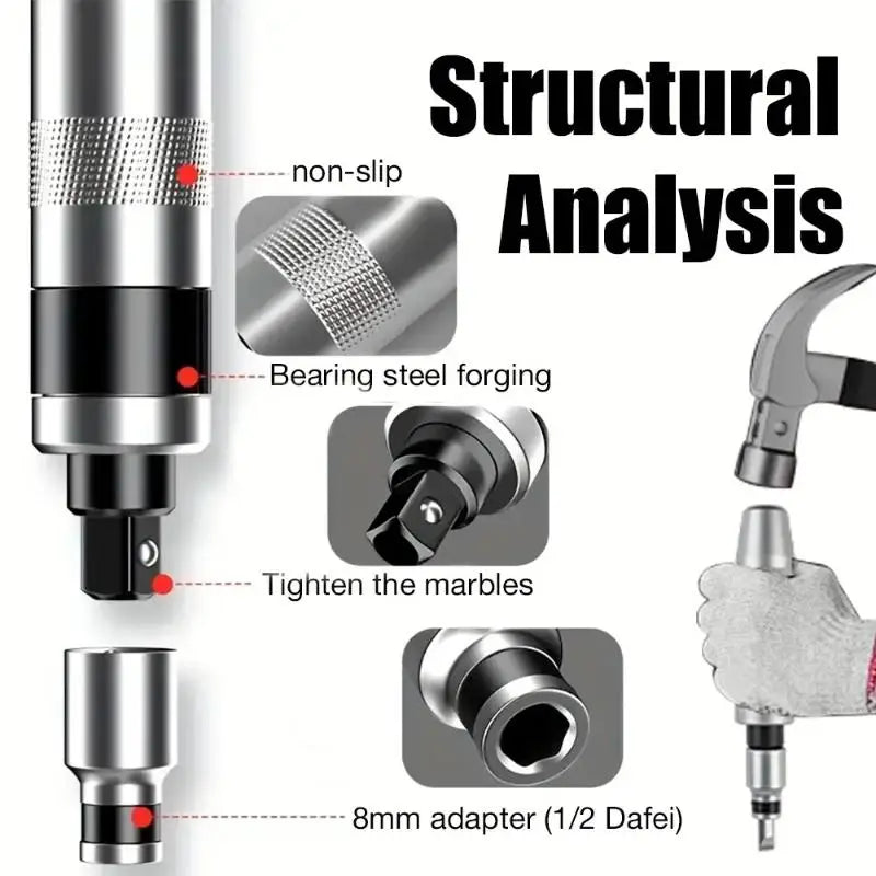 13-Piece CR-V Impact Screwdriver Set | Chrome Vanadium Steel Impact Screwdriver Set Axl