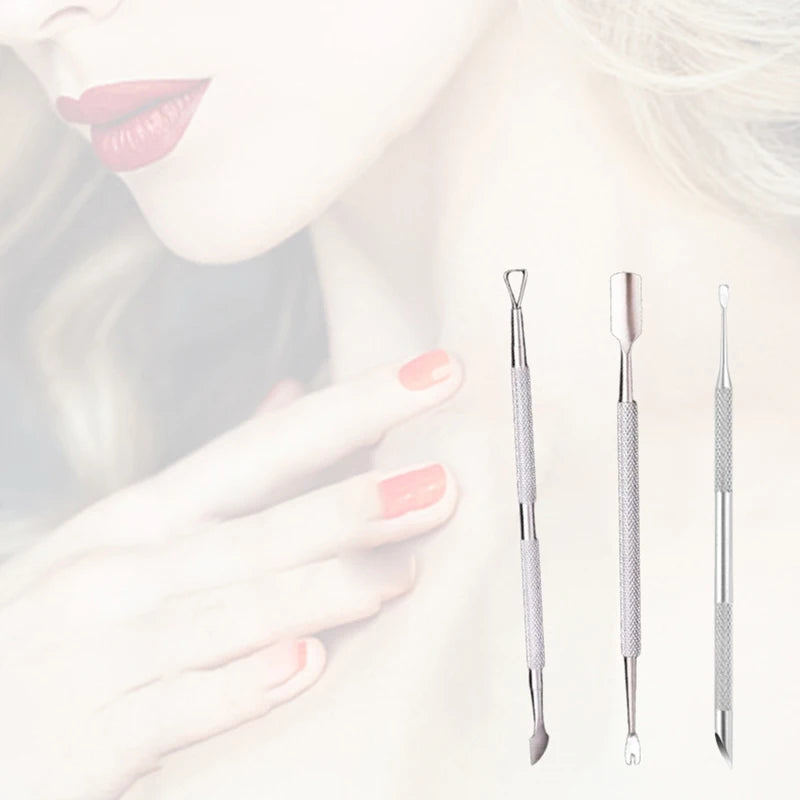 Stainless Steel Double-Headed Cuticle Pusher Nail Tool Cuticle Nail Tool Axl