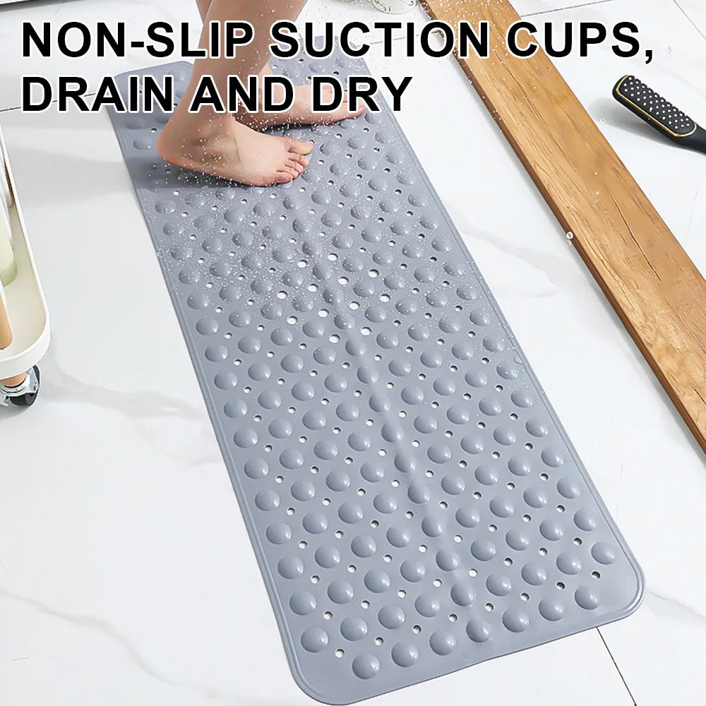 PVC Non-Slip Bath Mat 40×100cm – Shower & Bathtub Floor Mat Bath Mat Axl
