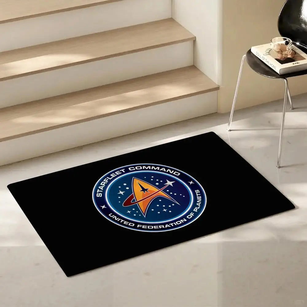 Star Trek Flannel Floor Mat – Non-Slip Sci-Fi Indoor Rug Indoor Floor Mat Axl