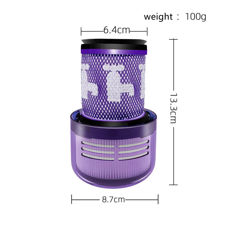 Washable HEPA Filter for Dyson V12 Detect Slim | Replacement Part Vacuum Filter Axl