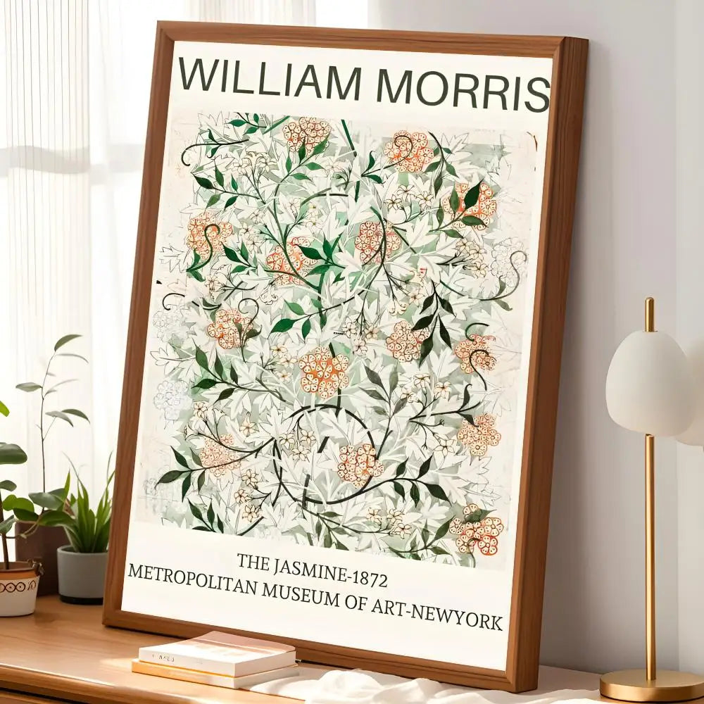 William Morris Self-Stick HD PVC Wall Art Poster | Waterproof Wall Art Poster Axl