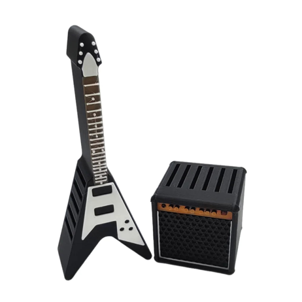Retro Guitar Pick Holder – 3D Printed Speaker Design Display Box Guitar Pick Holder Axl Speaker and Guitar