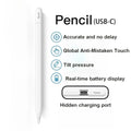 iPad Stylus Pen – Palm Rejection, Tilt & Fast Charge 2018–2025 iPad Stylus Pen Axl WHITE