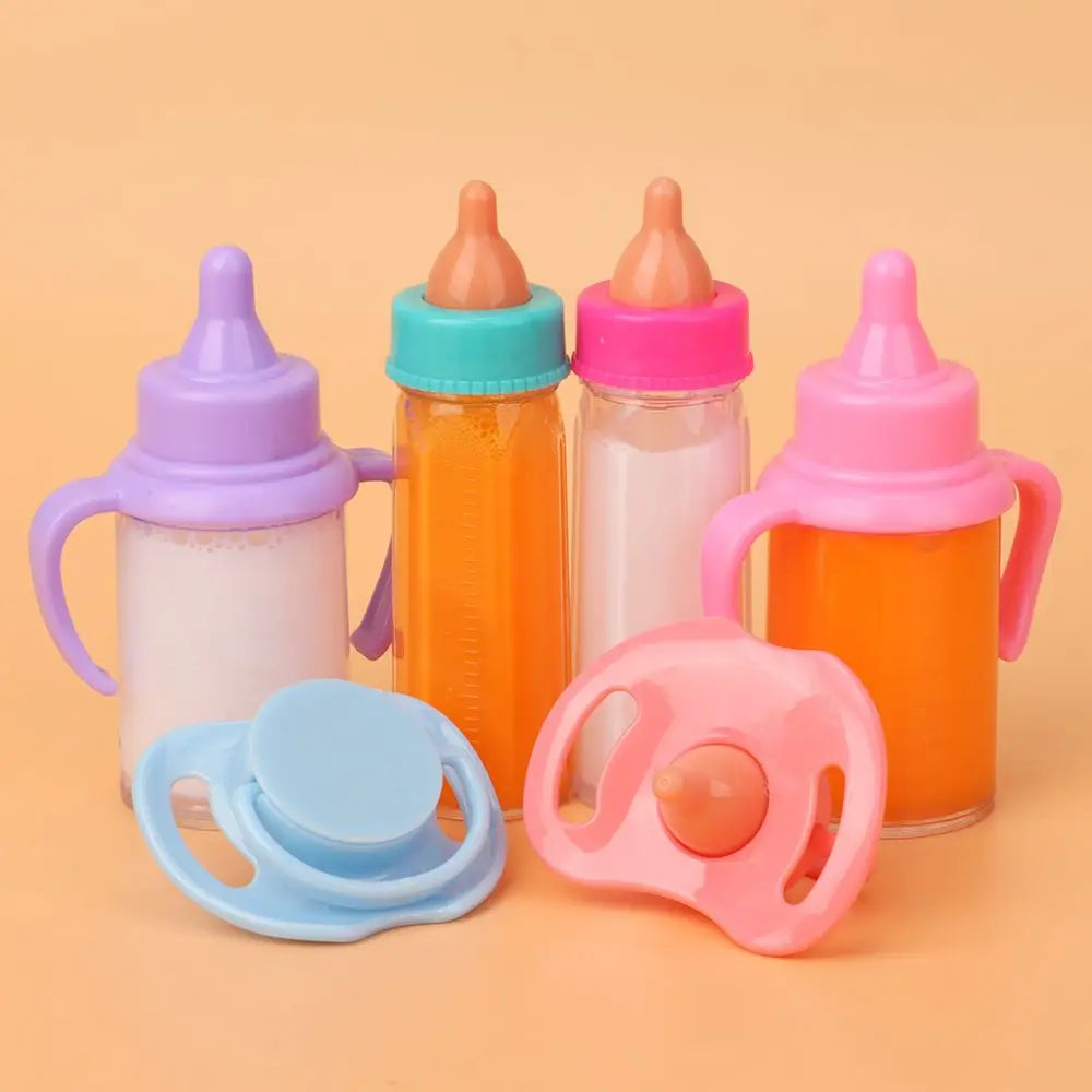 18-Inch Doll Feeding Bottles & Nipple Set – Magic Milk Accessory Doll Accessories Axl