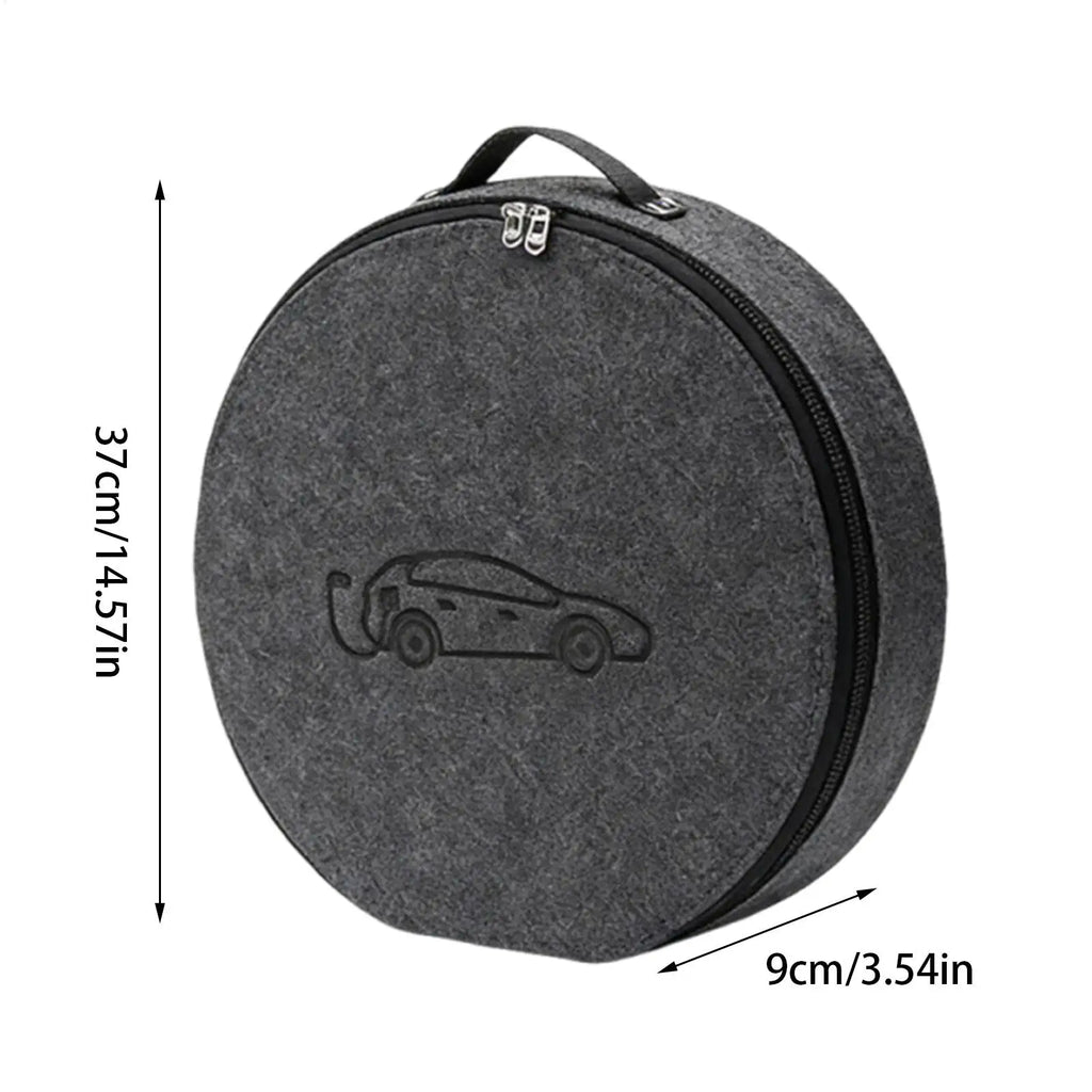 EV Charger Cable Bag – Portable Felt Storage Case with Handle EV Cable Storage Bag Axl