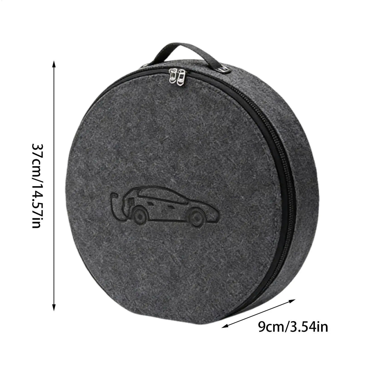 EV Charger Cable Bag – Portable Felt Storage Case with Handle EV Cable Storage Bag Axl