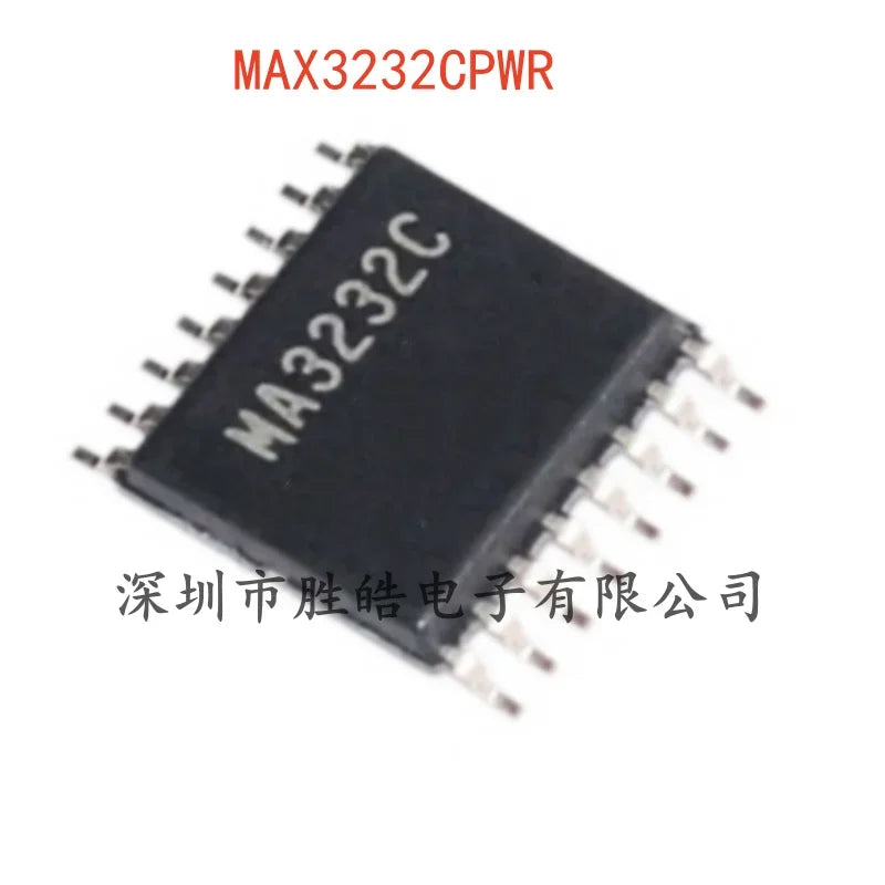MAX3232CPWR RS-232 Line Driver/Receiver IC TSSOP-16 – 10 Pack Integrated Circuit IC Axl Default Title