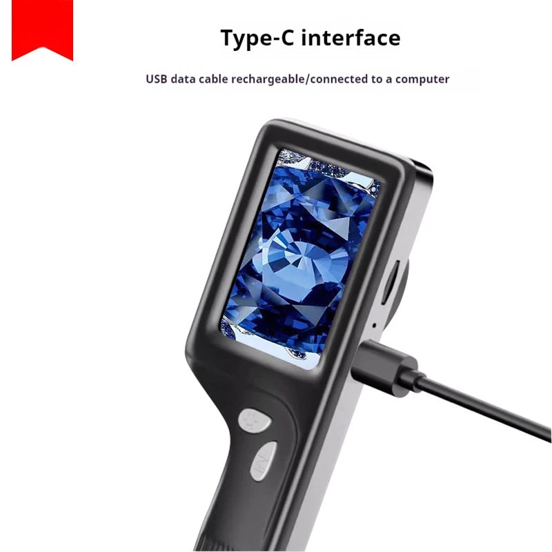 10X HD Digital Magnifier 2.4" IPS Screen USB Microscope Camera Digital Magnifier Axl 10x 20x 30x