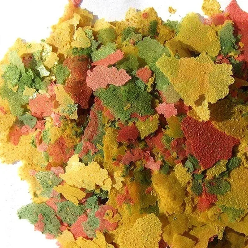 Tropical Fish Flakes Food 100g | Spirulina & Astaxanthin Aquarium Fish Food Axl