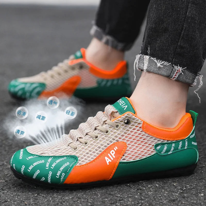Men's Breathable Mesh Sport Sneakers – Non-Slip & Lightweight Men's Sport Sneakers Axl